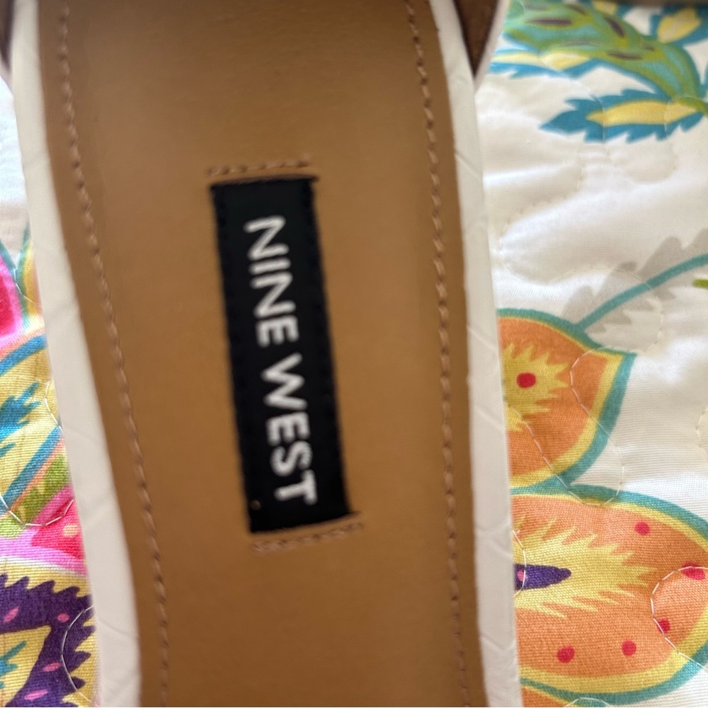 NINE WEST SANDALS NWT 8.5M🤍🩷 - Picture 2 of 14